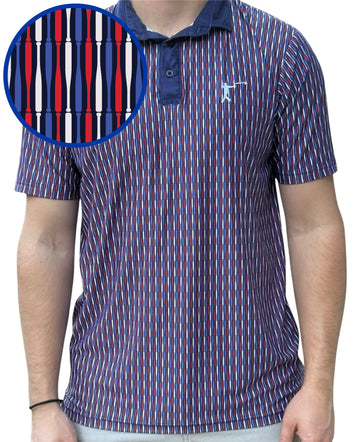 Red White and Blue Bat Polo