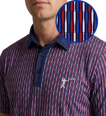 Red White and Blue Bat Polo